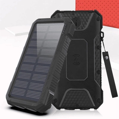 OEM PD18W Fast Charging 20000mah Solar Power Banks 10W Wireless Charger Solar Power Bank 20000 mah for Latop Mobile Phone