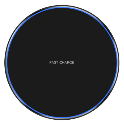 BHD Round Quick Universal Pad Fast Mobile Phone 10W Qi Wireless Charger For Samsung And iPhone