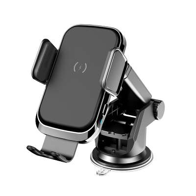 2020 New Arrivals 15W Wireless Car Charger Automatic Infrared Phone Car Holder Mount Auto Clamping Fast Wireless Charger