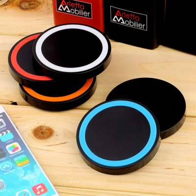 2020 new arrivals Ultra Slim Fast Qi Wireless Charger mobile phone wireless Q5 5W for All Qi-Enabled Phones